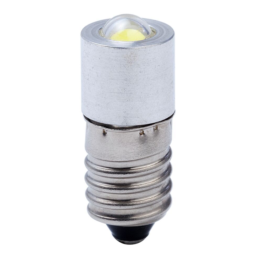 E10 Flash Light Lamp Torch LED 1 Watt Bright White Light Conversion Upgrade Bulb